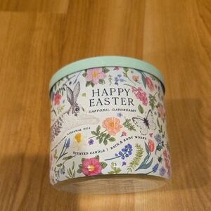 Bath & Body Works Happy Easter Daffodil Daydreams Candle with Mint Green Lid